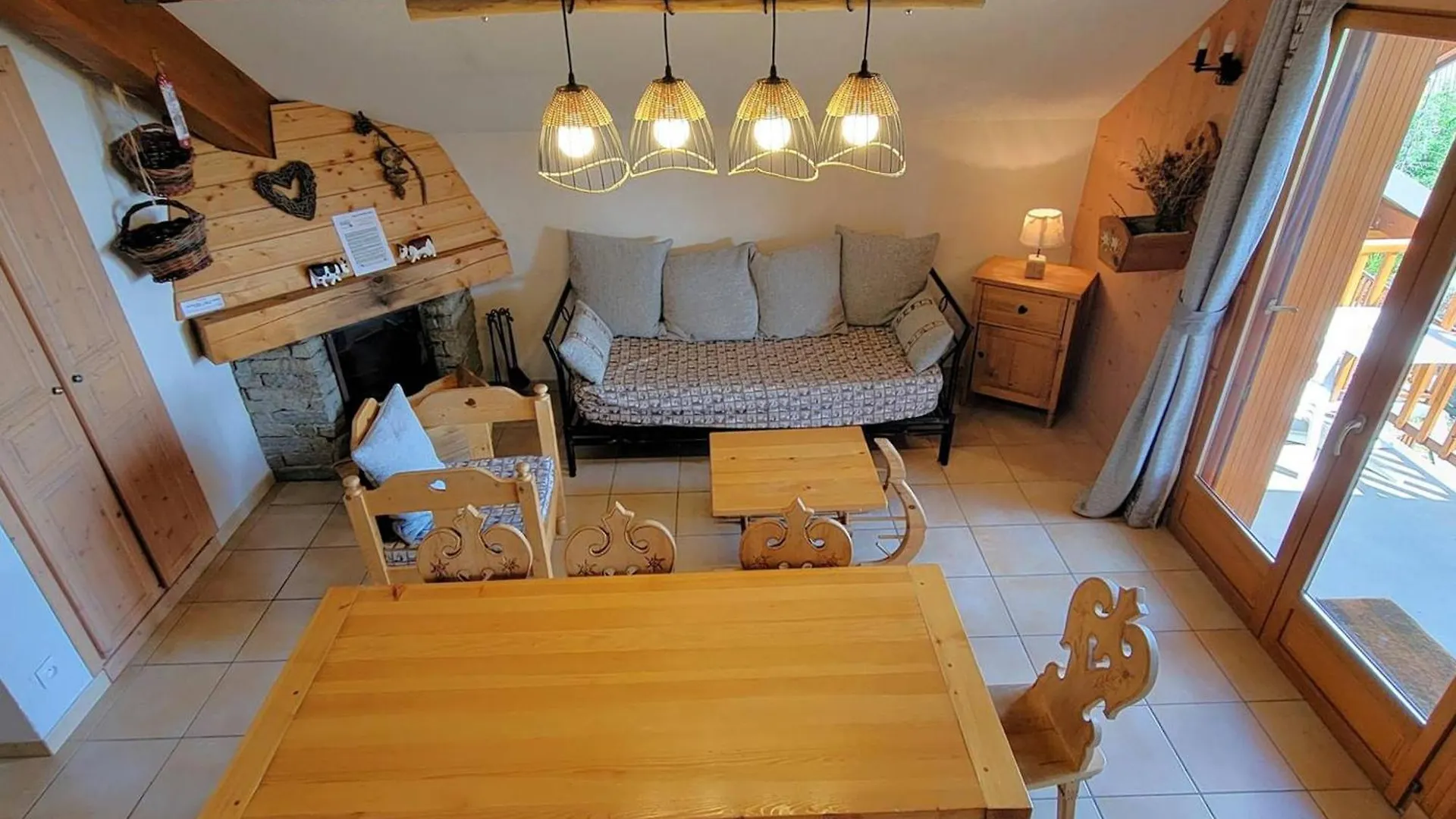 Apartment Appartement Duplex 7P - Balcon Sud - Cheminee - Wifi - Parking - Animaux Admis - Fr-1-393-121 Saint-Michel-de-Chaillol